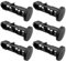 GLADFRESIT Wheelie Bin Lid Hinge Pin - 6 Pack of 67x31MM Pins for 240L Trash Bin Lids (Black)