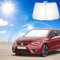 Ruiya para Seat Ibiza 2018-2024 Parasol para Parabrisas de Coche, Seat Ibiza Parasol Delantero Coche Parasol Protector Solar para Coche Protección UV Parabrisas de Coche Parasol Protecto