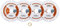 BGTEC Disco diamantato per taglio di metalli diamantati，4 pezzi 85 mm vuoto brasato Cut-Off Wheel Diamond Blade per il taglio di metallo duro, leghe, ferro, acciaio inox