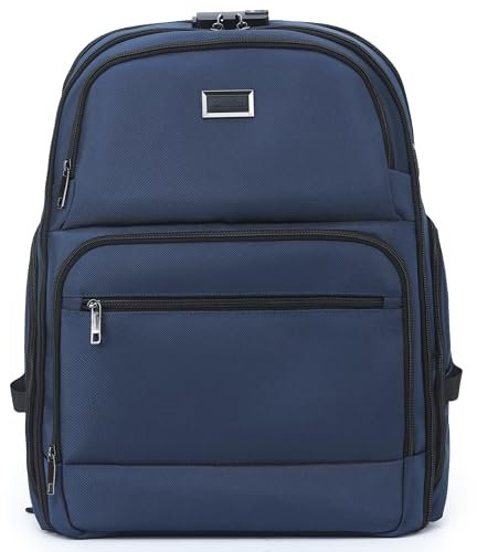 Cabin Pro 'Stride' 40x20x25cm Ryanair Cabin Bag Underseat Backpack for Travelling TSA Approved Lock Expandable Backpack - Carry On Luggage For easyJet, Ryanair, BA, Jet2 & Many More!