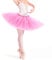 Tüllrock Damen 3 Lagen Tüll Rock mit Pailletten Sternen Adult Teen Rosa Tütü Rock Retro 80er Party Halloween Karneval Party Kostüm