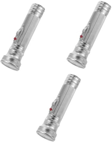 Cabilock 3 Piezas Linterna Nostálgica Linterna De Iluminación Linterna De Emergencia Linterna Antigua Aire Linterna Retro Antiguo Linterna De Camping Linterna Led Aluminio