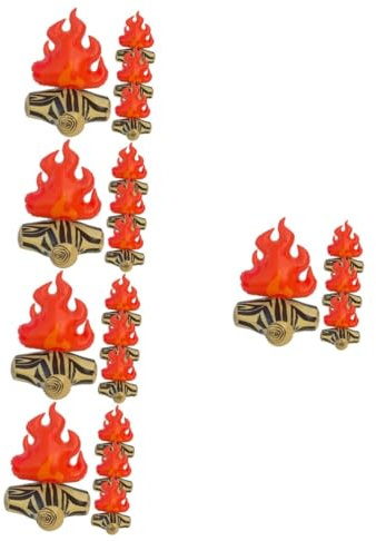 TOYANDONA 20stücke Aufblasbare Lagerfeuer Deko Teiliges Aus Realistisches Design Für Camping Partys Feiertage Wiederverwendbar Einfach Zu Transportieren Lagern