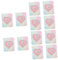 SEWACC 12 Piezas cuaderno de peluche cuaderno duplex libretas escolares cuaderno con tapa de felpa bloc de notas de piel sintética manual sencillo mini álbum de recortes Papel Colorful