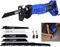 Scie sabre électrique compacte 900 W avec 5 lames – Idéale pour la coupe du métal et du bois – Changement de lame sans outil – Outil électrique pour le bricolage et l'amélioration de la maison