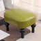 Vintage Braun Leder Gepolsterter Fußhocker für Wohnzimmer Bequeme Gummi Holz Fußstütze mit Sofa Hocker Design für Entspannung und Stil