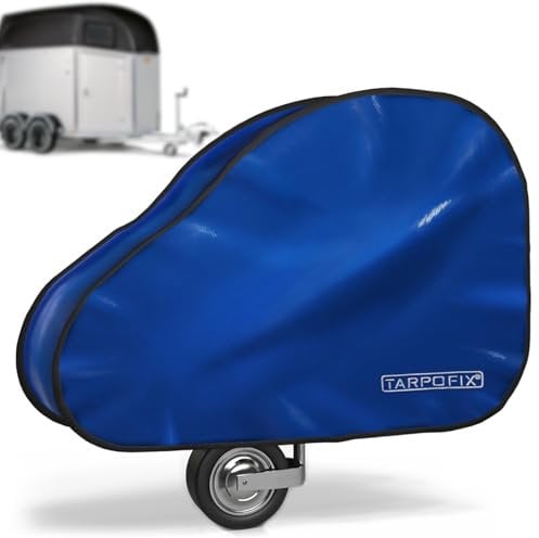 Tarpofix® Deichselabdeckung Pferdeanhänger aus PVC PLANENMATERIAL | Deichselhaube Anhänger mit Doppel-Klickverschluss | wasserdichte PKW Abdeckung für Anhängerdeichsel & Anhängerkupplung