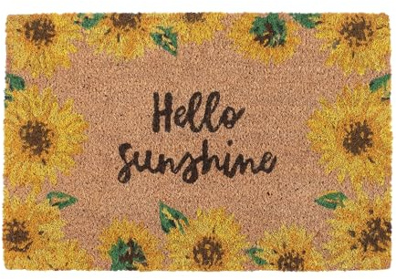 Something Different Hello Sunshine Sunflower Doormat