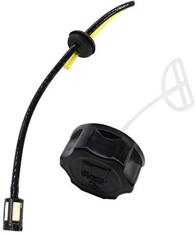 HURI Tankdeckel mit Benzinfilter schlauch für Motorsense Brast Rotfuchs Timbertech Tarus Fuxtec Hochentaster Heckenschere 4 in 1
