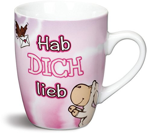 1 Tasse Hab DICH lieb Porzellan