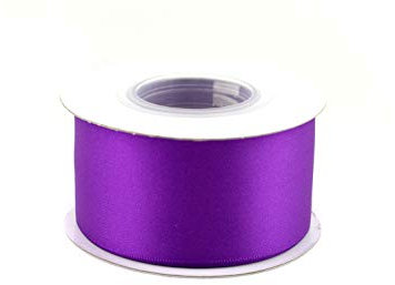 Creativery Satinband 38mm x 10m Doppelseitig Lila