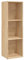vidaXL Bibliothèque Meuble TV Armoire Basse Meuble de Rangement avec 3 Compartiments Stockage Etagère à Livres Salon Maison Chêne Sonoma Aggloméré