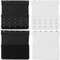 Bequeme BH Verlängerung, 4 Pack, Schwarz, Weiss, Größe XXXL, 5 x 3 Haken Reihe, für alle BH Modelle, weiches, elastisches Material, Büsten Verschluss Erweiterung, Bra Extender, BH mit Komfort tragen