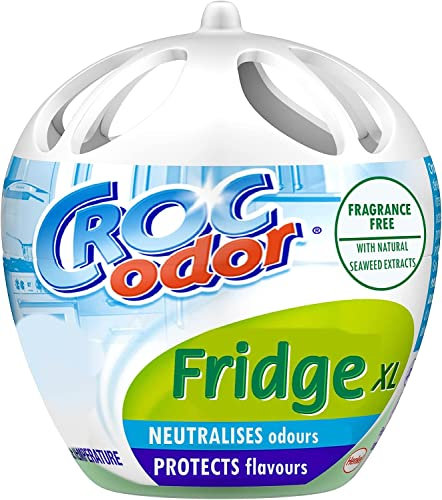 Croc Odor Fridge Deodoriser, X-Large, Unscented, Food Safe Formular with Temperature Indicator, Pack of 6