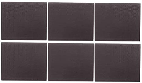 Angoily 6pcs Door Corner Seal Weatherstripping Exterior Door Frame Seal Wedge Draft Stopper Foam Adhesive Gaps Corner Seal Pads for Doors Jamb Window Protection Brown