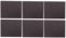 Angoily 6pcs Door Corner Seal Weatherstripping Exterior Door Frame Seal Wedge Draft Stopper Foam Adhesive Gaps Corner Seal Pads for Doors Jamb Window Protection Brown