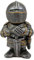 Knight Gnomes Guard Garden Gnome Ornaments Outdoor Medieval Crusader Knight Suit Statue Waterproof Resin Ornament for Yard Lawn Garden Decorations (B)