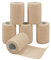 QiGui 6 Rouleaux Bande Cohésive Bandage Autoadhésif Cohésifs Sports Bande Auto-adhésif Elastiques Bandage Médical Bande Adhésifs Pansements Adhésifs pour Doigt Mains Pieds Poignets 7,5cm (Beige)