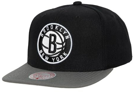 Mitchell & Ness Snapback Cap NBA Wool 2 Tone Brooklyn Nets Black/Grey