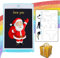 nedit Kinder Zeichentablett + Gratis Schablone (Schablone = Tierzeichen-Hilfe) - Tolles Geschenk - Schreib- und Zeichentablett - Magic Slate (Blau)