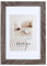 KM Foto Bilderrahmen Holz Plexi Acryl Rahmen quadratisch Collage Wanddeko Poster S215: Farbe: Eiche Hell | Format: 40x60