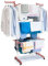 BAKAJI Étendoir à Linge à Tour en Acier et ABS de Grande capacité, modulable, Pliable, économe en Espace, Pliable, Extensible à Linge Antichoc (Rose et Blanc)