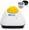 ONiLAB Mini Vortex Mixer avec fonction tactile, mélange en laboratoire, mélange de vernis à ongles, de colles pour cils et de peintures acryliques，120pcs 7/32in Balls Mixing,Jaune