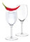 Wilmax Handgefertigt Schnapsgläser mit Stiel | Set von 2 | 65 ml | Likörgläser | Grappagläser | Cocktailgläser | Shotgläser | Likör-Gläser | Weingläser | Grappa | Cocktail | Dessertweingläser