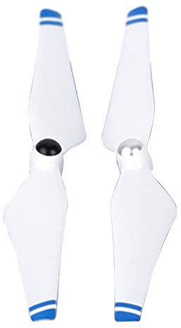 DALYNN Für DJI Phantom 1 2 3 2 Stück Carbon 9450 Faser Propeller CW/CCW 3-Blade Prop für DJI Phantom 1 2 3 Vision Dropship Drohne Zubehör (Farbe: Bianco)