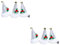 Amosfun Haarklammer Weihnachtsmuetze 6 Stk Weihnachtsmütze Haarspangen Weihnachtshaarnadeln Pailletten Haarspangen Haarkrokodilklemme Weihnachtsdekoration Weihnachten Hut