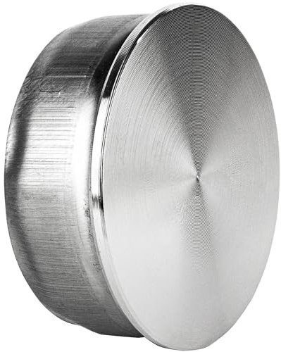 Endkappe 42,4 x 2 mm Edelstahl für Handlauf Rohr Geländer Rohrverschluss Endkappe Deckel Rohrstopfen Stopfen für Edelstahlrohr V2Aox