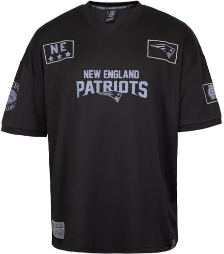 Recovered NFL Team Salute Black Military Oversized Mesh Limited Jersey Trikot (DE/NL/SE/PL, Alphanumerisch, L, Regular, Regular, New England Patriots)