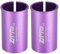 A ABSOPRO Fahrrad Sattelstützenadapter 31,8 mm 1,25 ID 34,9 mm 1,37 OD Set aus 2