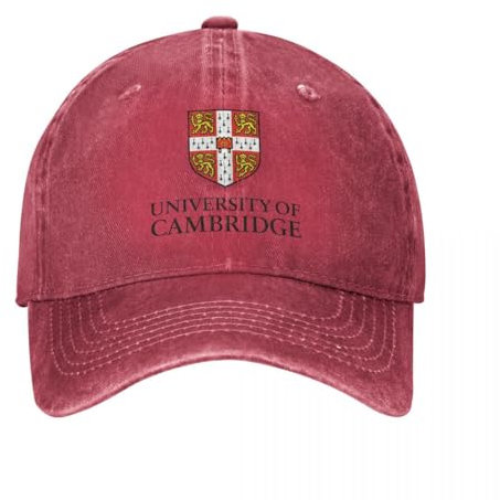 TeysHa Baseballkappe Snapback Sonnenhut Vintage Cambridge University Baseballkappe Unisex Distressed Cotton Snapback Cap Outdoor Laufen Golf Hüte Kappe Männer Frauen