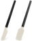 Silicone Mini Flexible Jar Spatulas, 9-Inch, Wood Handle