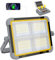 ERAY Projecteur LED Rechargeable 150W, Projecteur LED Chantier Portable avec Double Panneau Solaire, Lampe de Travail 9000mAh/336 perles LED/4 Modes/IP66, Projecteur de Chantier pour Garage, Camping