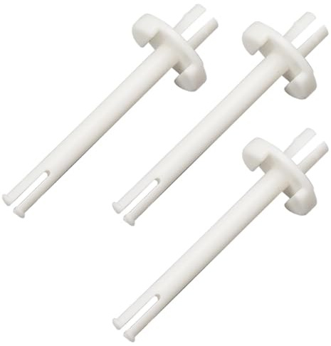3 Stück Spulenhalter für Nähmaschine für Toyota, Ersatzspulen, 6 x 2 cm, Spulenhalter für Nähmaschine, Fadenspulenhalter, 141000516, Weiß