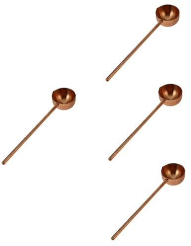 Alipis 4 Pz Cucchiaio in Acciaio Inossidabile Posate Pentola Servire Cucchiaio Per L'acqua Cucina Stoviglie Per Olio in Acciaio Inossidabile Mestolo D'acqua in Metallo