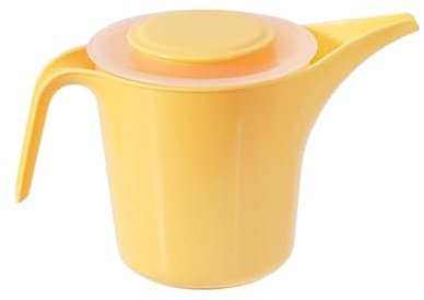 Plastic Measuring Jugs 1 Litre Measuring Cup, Long Spout Jug Funnel Baking Measuring Jug 1000ml with Clear Scale, Bpa Free Kitchen Measuring Jug Set for Soap, Cakes Making, Liquids (Yellow)