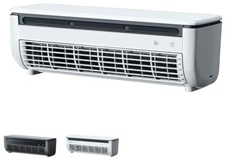 Kabelloses Wandklimagerät ohne Bohren, tragbarer Wandventilator, sofortige Kühlung in 30 Sekunden für Zuhause und Büro