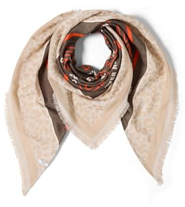 Cecil Patchwork Tuch mocha taupe A