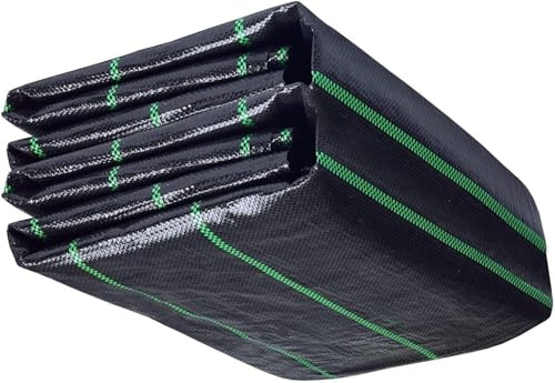 UQUWCUXFI Hochleistungs-Unkrautvlies – Extra breites Bodenvlies for Landschaftsbau, Einfahrten und Kieswege – (0,4 m bis 1,5 m), 1 Stück(0.6mx10m)