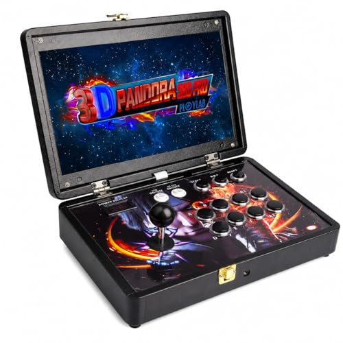 Consola de juegos de mano, consola arcade 3D de 14 pulgadas con carcasa totalmente metálica, sistema de juegos portátil 10000 en 1