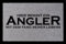Interluxe SCHMUTZMATTE Geschenk Hier WOHNT EIN Angler Fußmatte Hobby Flur Hellgrau