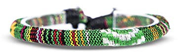 Made by Nami Boho Surfer-Armband Damen & Herren - Handmade Strand Festival Accessoires - Ethno Hippie Style Schmuck - 100% Wasserfest & Verstellbar - Freundschaftsarmbänder Bunt Mädchen R (Grün)