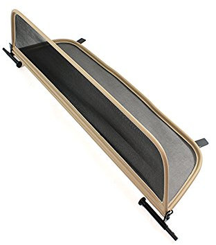 GermanTuningParts Windschott für Mercedes A207 (2010-2016) - Klappbar - mit Schnellverschluss - Beige | Windabweiser | Windblocker | Wind deflector