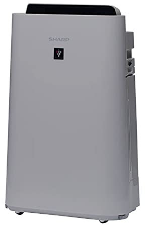 Sharp UA-HD40E-L Purificador de aire con tecnología Plasmacluster-Ion, función humificador, tres niveles de filtro: prefiltro, olores y HEPA, sensor de polvo, humedad y temperatura, hasta 26m2