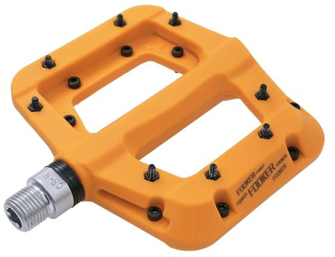 FOOKER MTB Pedals Mountain Bike Pedals 3 Bearing Non-Slip Lightweight Nylon Fiber Bicycle Platform Pedals for BMX MTB 9/16