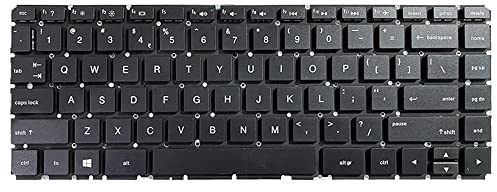 fqparts Replacement Laptop Tastatur für for HP Pavilion 13-r000 13-r100 x2 Schwarz Schwarz US-englische Ausgabe