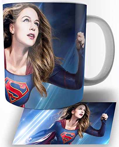 Supergirl Melissa Benoist Keramik Becher 325ml Tasse Mug